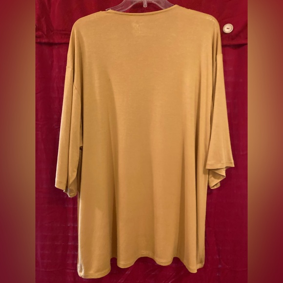 Ladies Size S LOGO  Layers Gold no n Cardigan - Picture 2 of 6